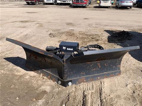 v-plow for skid steer|bobcat snow plow.